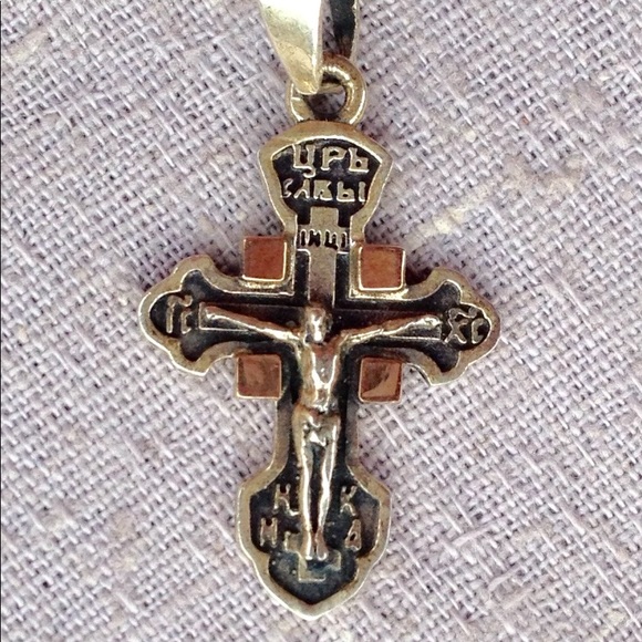 Jewelry - Silver Orthodox Cross Crucifix Pendant